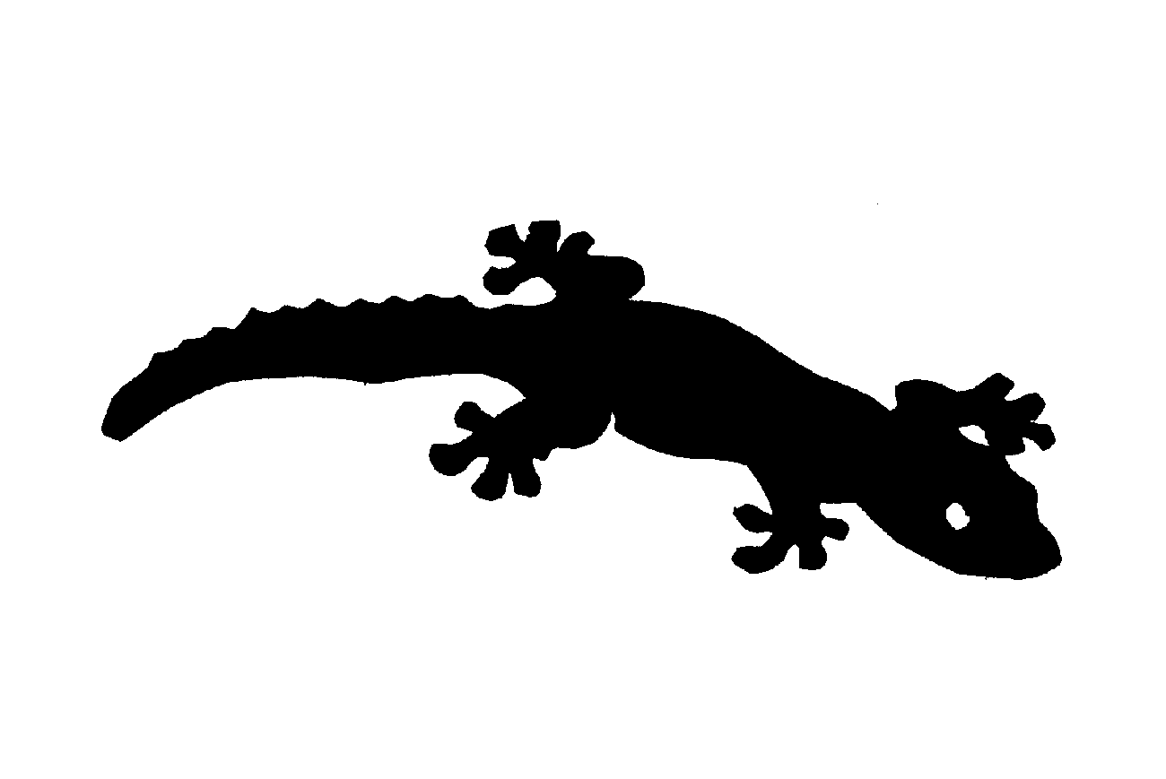 Graphik Scherenschnitt Krokodil