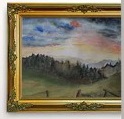 Abend im Bergischen Land, 2012, 
 Aquarell